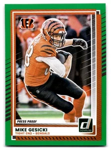 2025 Donruss #139 Mike Gesicki Press Proofs Green - Picture 1 of 2