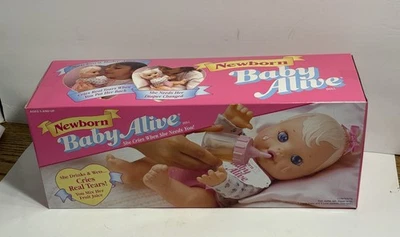 Vintage Kenner 1992  Newborn Baby Alive Doll Nos Unused W/  Unopened Box - Image 1 of 4