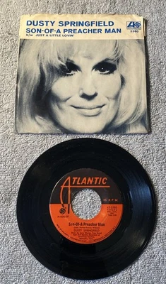 Dusty Springfield Son Of A Preacher Man Atlantic Records 45 w/Picture Sleeve M - Image 1 of 4