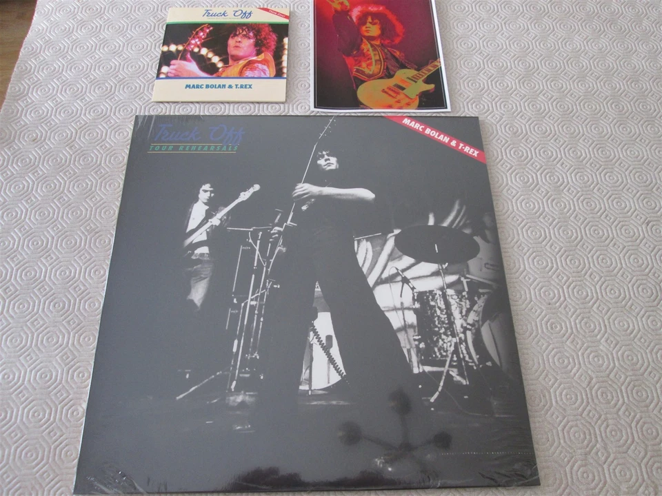 MARC BOLAN & T REX - TRUCK OFF TOUR REHEARSALS - LP, CD + STICKER SET - Image 1 of 1