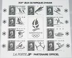 FRANCE FRANCE 1992 Block 12 SD Winter Olympics Albertville Skiing MNH R!