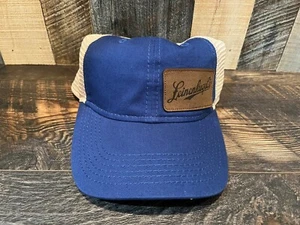 LEINENKUGELS BLUE & WHITE ADJUSTABLE TRUCKER HAT - Picture 1 of 4
