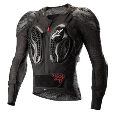 Alpinestars Bionic Action Jacket CE Armour Motorcycle Black Red - Image 1 of 2