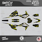 Graphics Kit For Kayo Kt 250 Dirt Bike 2021 And  Twitch Series   Yellow