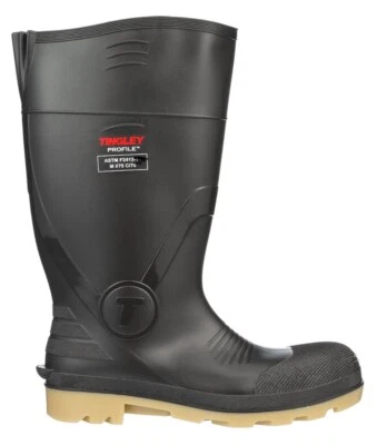 Tingley Profile Knee Boots Men’s size 7/Woman’s size 9 ASTM F 2413-18 M/I/C Blk - Image 1 of 4