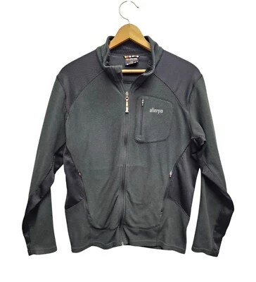 Sherpa Adventure Gear Jacket Mens Large Full Zip Charcoal Black Outdoors Fleece - Image 1 of 4