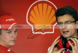 Kimi Raikkonen Ferrari F1 Portrait World Champion 2007 Signed Photograph *COA* - Picture 1 of 2