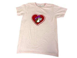 T-shirt rosa cotone Buc-ee's taglia M "Mi hai avuto da Buc-ee's" Heart Love - Foto 1 di 9