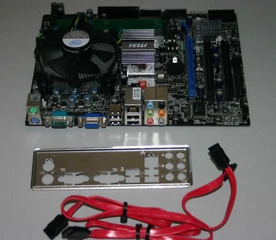 Combo Placa MSI G41TM-P33 Intel Quad Q8300 2,5 GHZ  1GB RAM DDR-800 MS-7592   - Imagen 1 de 4