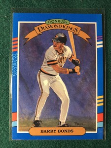 1991 Donruss Baseball Diamond Kings DK Card #4 Barry Bonds Pittsburgh Pirates