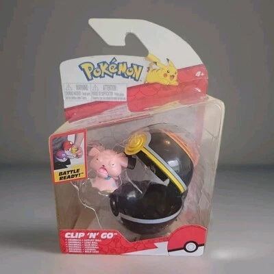 Pokemon Snubbull Clip 'N' Go Pelota de Lujo Listo para Batalla Juguete Pokemon Foto 1 de 4