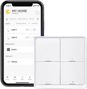 Broadlink FastCon Smart Button Scene Switch - Wireless Scene Controller - Picture 1 of 5