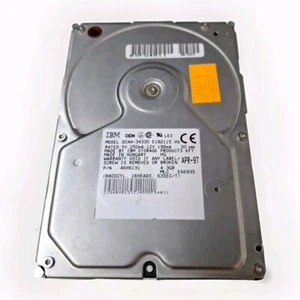 Disque dur IBM DCAA-34330 IDE 4.3GB – Ancien modèle pour PC sans SATA - Photo 1/11
