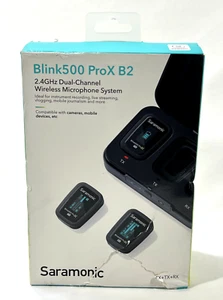Sistema de micrófono inalámbrico con clip Saramonic Blink500 ProX B2 - negro - Imagen 1 de 1