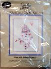 14"x18" Unmatted MIME WITH BALLOON picture Counted Cross Stitch Kit NEW Sealed