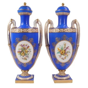 Coalport Sockelvasen von William Cook H28cm um 1860 - Bild 1 von 22