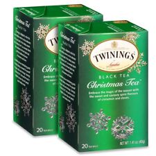40 Ct - Twinings Christmas Tea Black Tea Cinnamon & Cloves (2 boxes of 20)