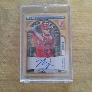 2021 Topps Gypsy Queen Mike Trout On Card Auto 