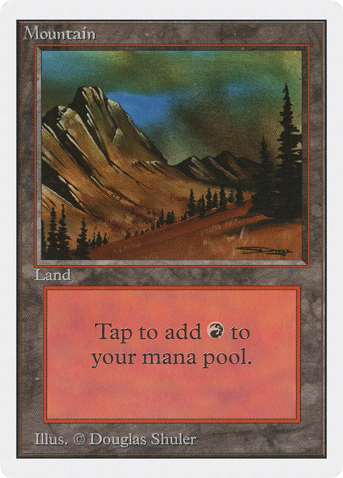 Mountain (C) x4 EX/NM Unlimited Edition MTG R299 4RCards - Image 1 of 1