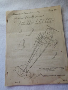 Vintage Amateur Aircraft Builders Newsletter Nov/Dec 1954 - Picture 1 of 3