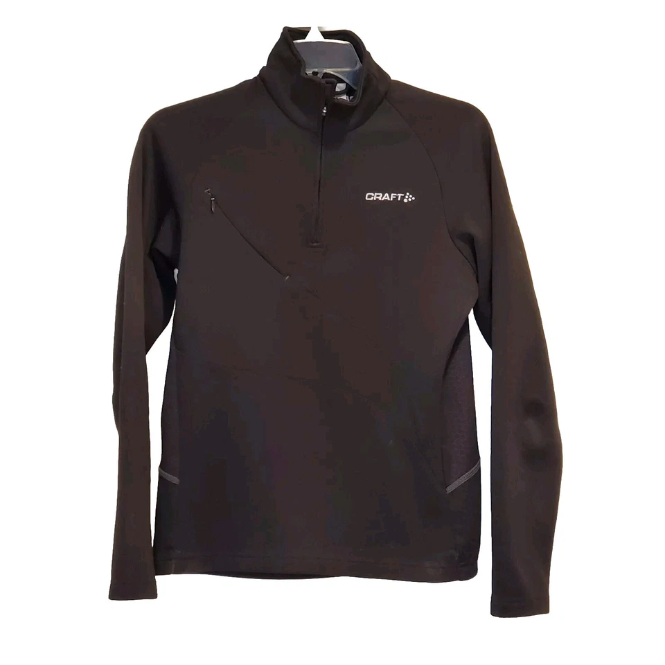 Chaqueta de ciclismo Craft negra para mujer talla mediana (?) Jersey manga larga en muy buen estado  Foto 1 de 4