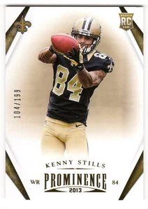 2013 Panini Prominence Gold #151 Kenny Stills Rookie New Orleans Saints - Picture 1 of 2
