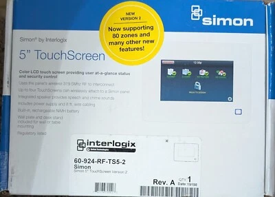 60924RFTS52 Interlogix Wireless Touchpad  - Image 1 of 2