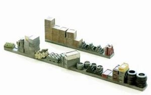 HO Railroad Trackside or Building side Clutter LINEAR PILES Loaded PAINTED - Picture 1 of 1