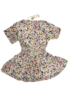 CatiMini Jilali White Allover Printed Dress Size 8 NWT - Picture 1 of 2