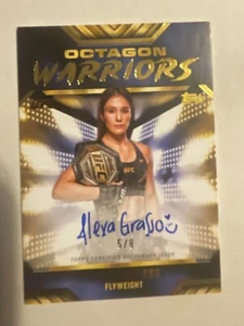2024 Topps UFC Knockout Alexa Grasso Octagon Warriors Autógrafos Dorado #5/8 SSP - Imagen 1 de 2