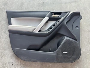 2014 SUBARU FORESTER FRONT LEFT DRIVER SIDE DOOR PANEL OEM 14 15 16 17 - Picture 1 of 18