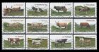 France 4570-81 Cattle Breeds of France (2014) (12 USED Stamps)