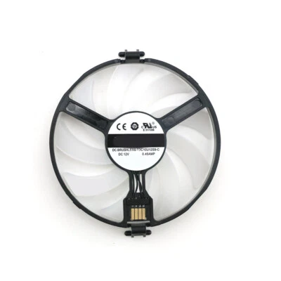 Ventilador de tarjeta gráfica GPU para XFX RX470 478 480 570 580 VGA Ventilador FDC10U12S9-C Foto 1 de 4