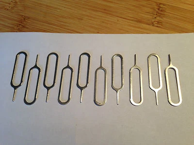 Job Lot 100 Sim Pins for Apple iPhone, iPad, HTC, Nokia, Sony etc CASH & COLLECT - Image 1 of 2
