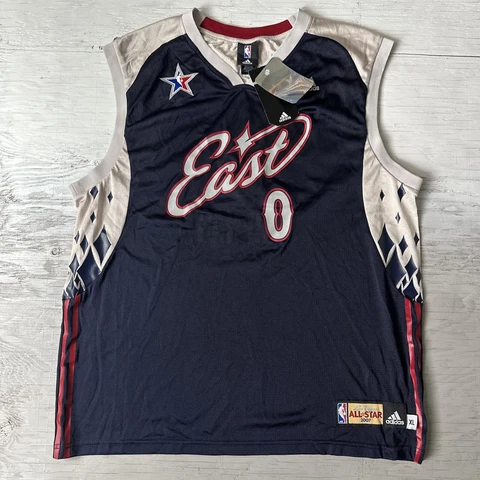 NEW W/ TAGS 2007 NBA Vegas All Star Game Gilbert Arenas Wizards Jersey Sz XL Cover