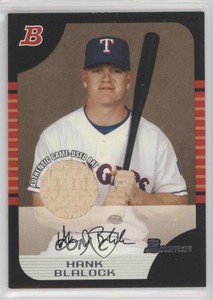 2005 Bowman Veteran Relics Hank Blalock #5