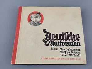 Zigaretten Sammelalbum Deutsche Uniformen Zeitalter der deutschen Einigung 1864 - Bild 1 von 10