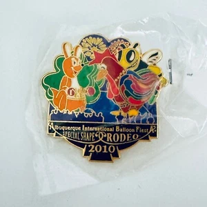 2010 SPECIAL SHAPE RODEO ALBUQUERQUE INTERNATIONAL BALLOON FIESTA PIN Free Bag - Picture 1 of 5
