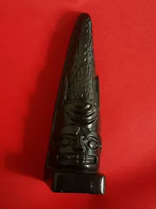 Composite 4" Totem Pole. Hand Made in Victoria BC, Canada by "The Wolf" - Picture 1 of 5