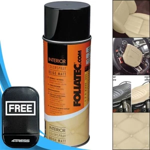 Beige Interior Spray Paint Foliatec Car Dashboard Door Plastic Vinyl. +M - Picture 1 of 9