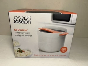 Joseph Joseph M-Cuisine Mikrowelle Reiskornkocher Stein/Orange 2 Liter Neu - Bild 1 von 8