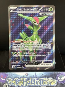 Pokemon Card Iron Leaves ex 186/162 Ultra Rare Temporal Forces Near Mint - Foto 1 di 2