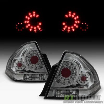 Smoke 2006-2013 Chevy Impala SS SMD LED Tail Lights Brake Lamps 06-13 Left+Right - Изображение 1 из 4