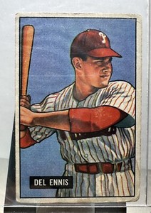 1951 Bowman Set-Break #4 Del Ennis VG -VGEX