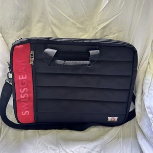Swiss gear Laptop Bag Black Preowned - Afbeelding 1 van 7