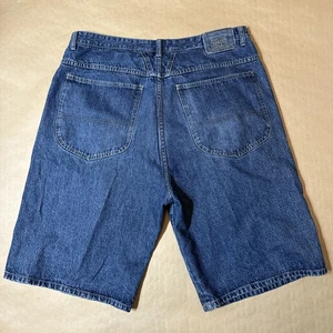Vintage Y2K Marithe Francois Girbaud Baggy Short Herren 38 Blau Denim Streetwear Retro - Bild 1 von 8