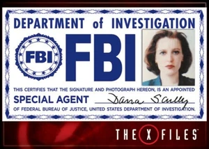 The X-Files Serie de TV Dana Scully FBI Insignia Foto Refrigerador Imán NUEVO SIN USAR - Imagen 1 de 1