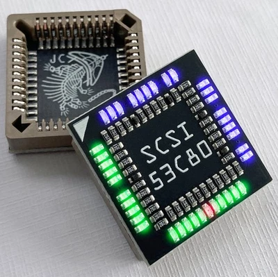 LED BlinkHAT for 53C80 SCSI controller Macintosh repair and diagnostic tool - Image 1 of 4