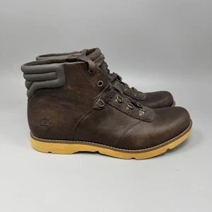 Timberland Womens Earthkeepers Brown Leather Lace-Up Lightweight Boots Sz 9.5 - Picture 1 of 9
