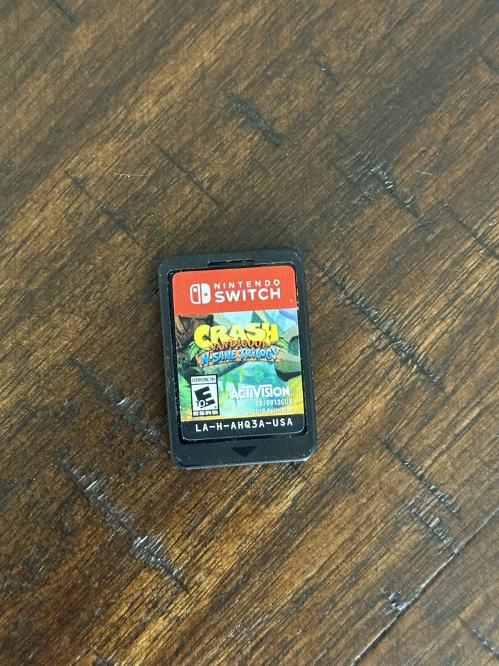 Nintendo Switch - Crash Bandicoot N. Sane Trilogy - Solo cartucho de juego Foto 1 de 1